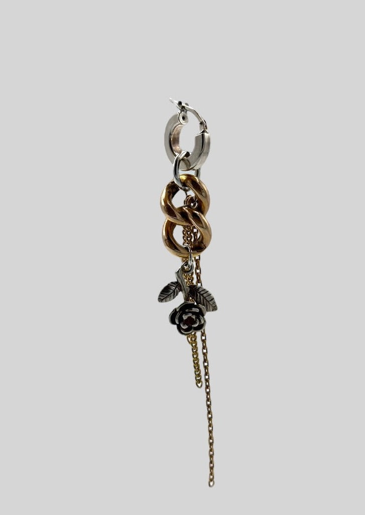 Boucle d'oreille - Mono Boucle fleur