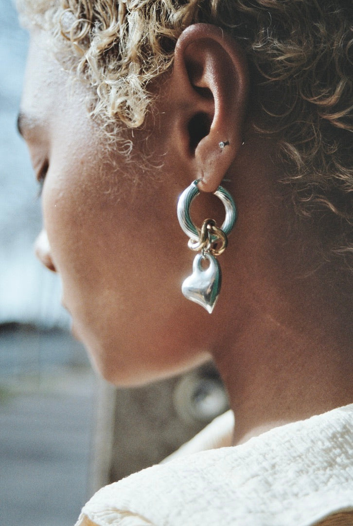 Boucle d'oreilles - "Le coeur" - Permanent