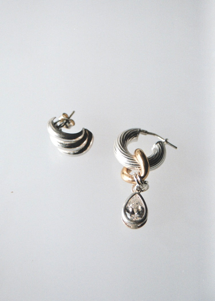 Boucle d'oreilles - "Le cristal" - Permanent