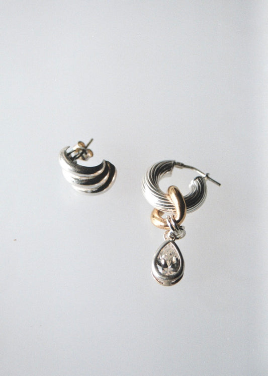 Boucle d'oreilles - "Le cristal" - Permanent