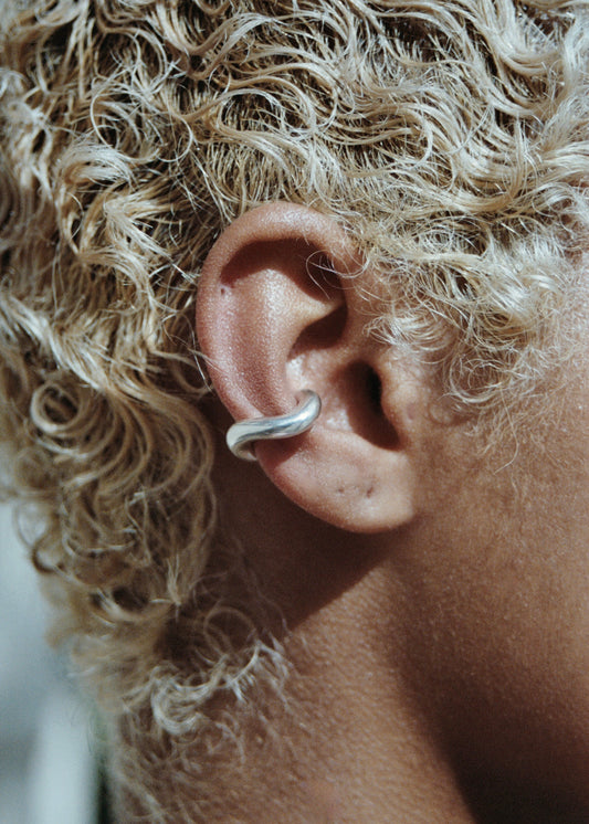 Earcuff - "Le lien" argent - Permanent