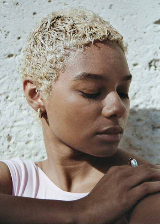 Boucle d'oreilles - "Le cristal" - Permanent