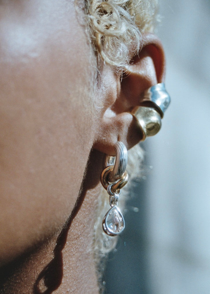 Boucle d'oreilles - "Le cristal" - Permanent