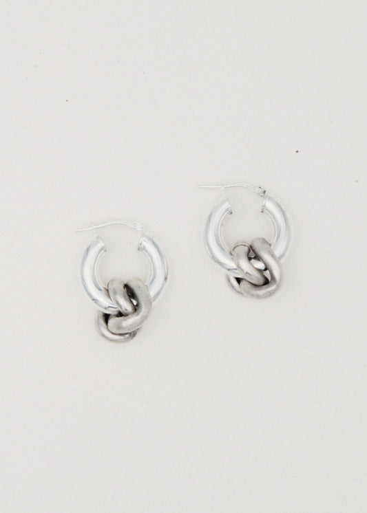 Boucle d'oreilles - "Knots" - petit - Argent 925
