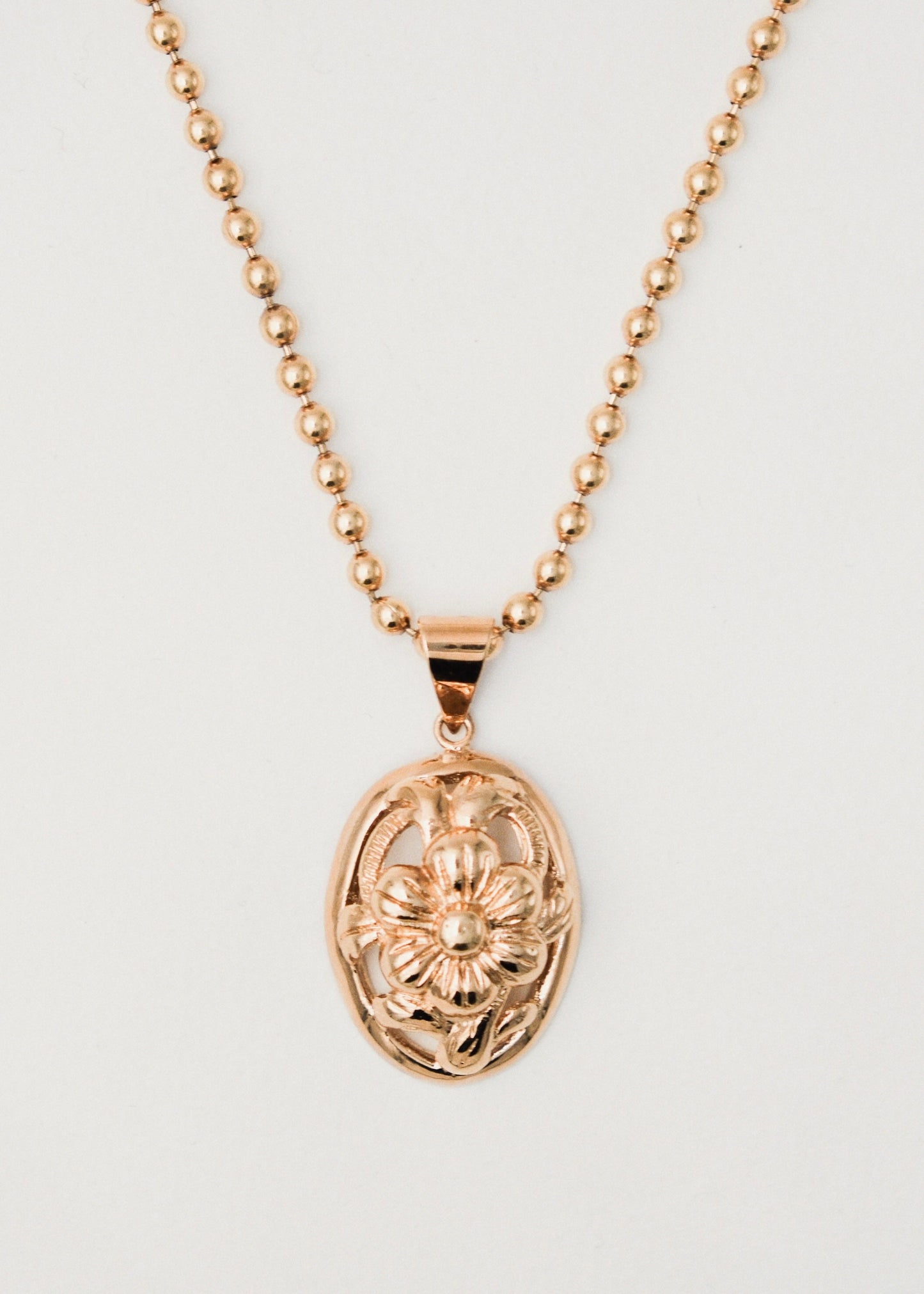 Collier - "L'hibiscus" - vermeil