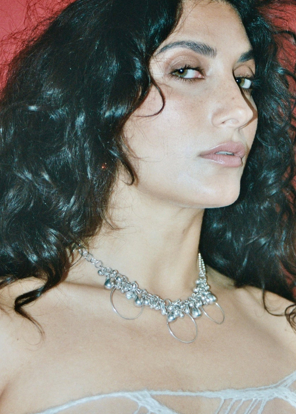 Collier - "Gouttelettes d'argent"