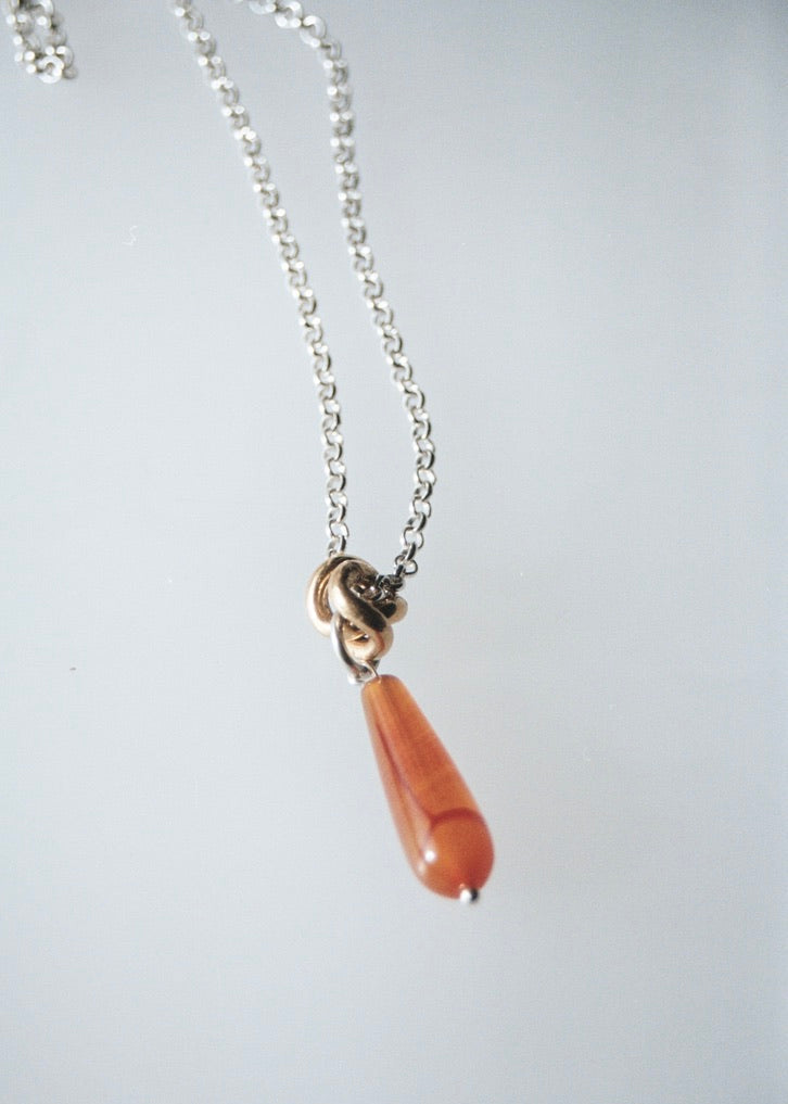 Collier - "Lien infinie - agate" - Permanent