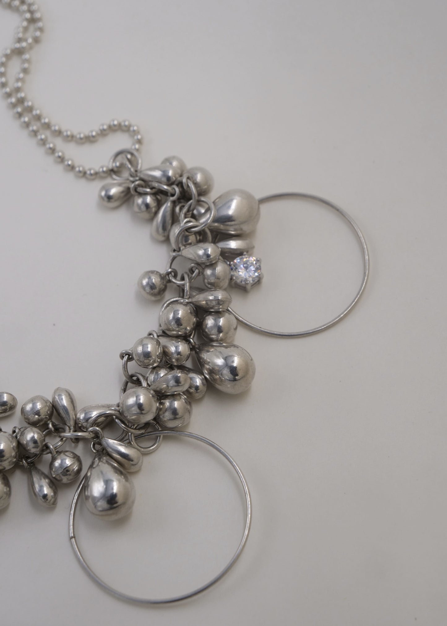 Collier - "Gouttelettes d'argent"