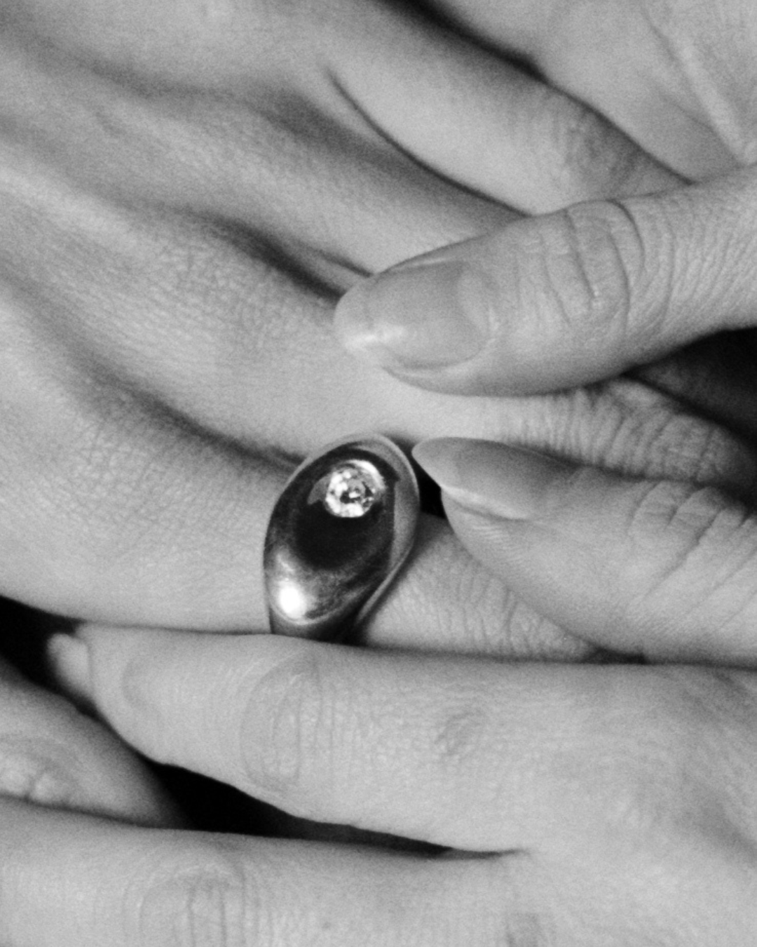 Bague - Pièce unique - en argent