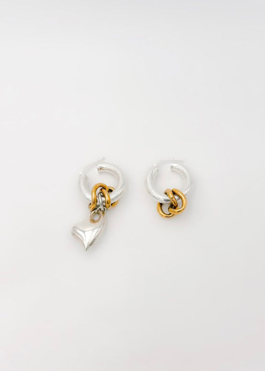 Boucle d'oreilles - "Le coeur" - Permanent