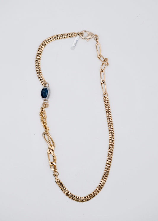 Collier - Pièce unique - en plaqué or ancien