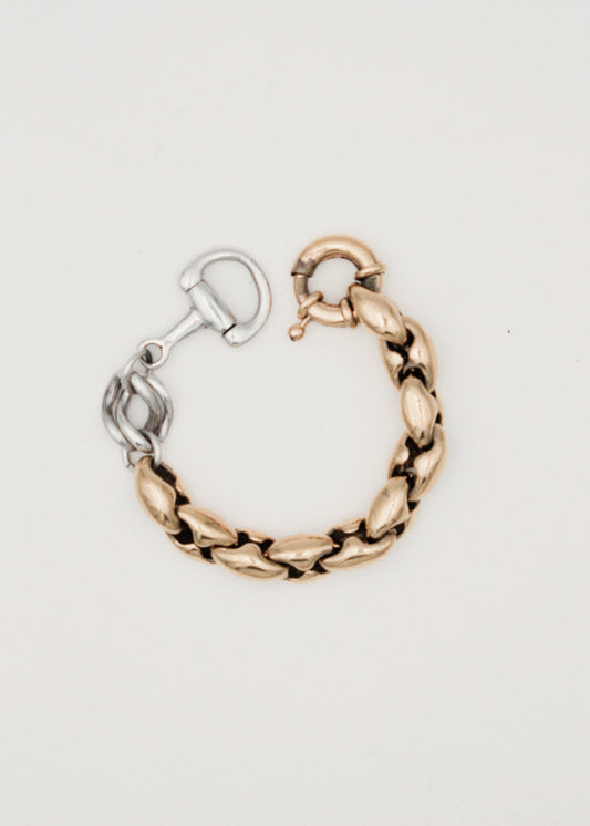 Bracelet - "Café - en argent & or