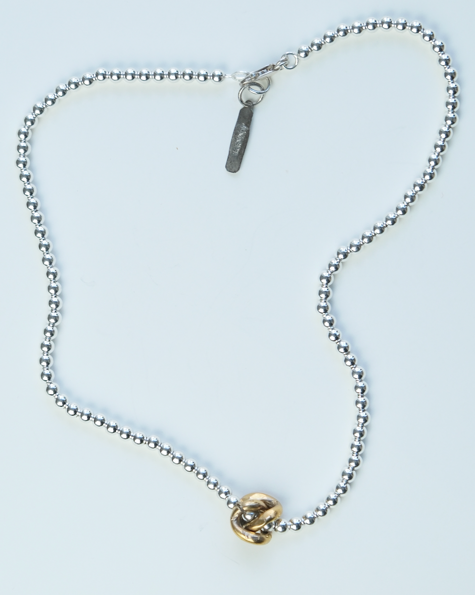 Le collier noeud boules - permanent