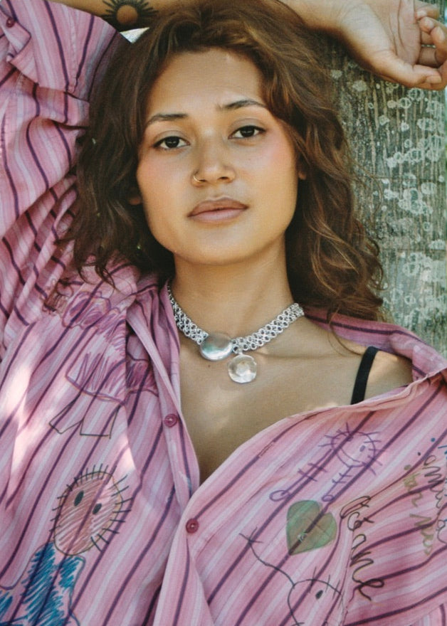 Collier - Trompette d'or