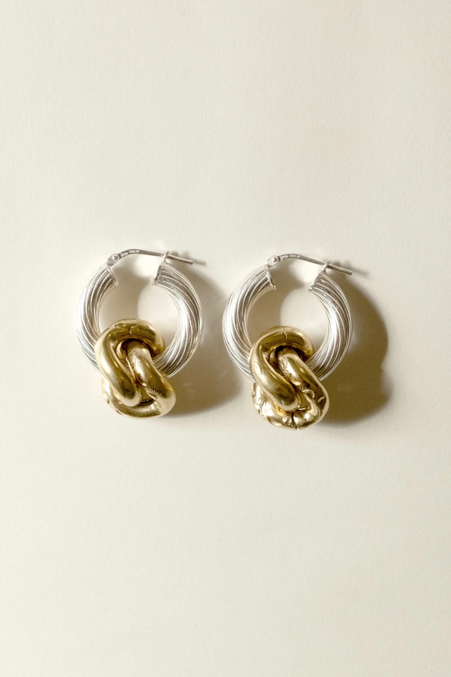 Boucle d'oreilles - "Knots" - Vermeil 925