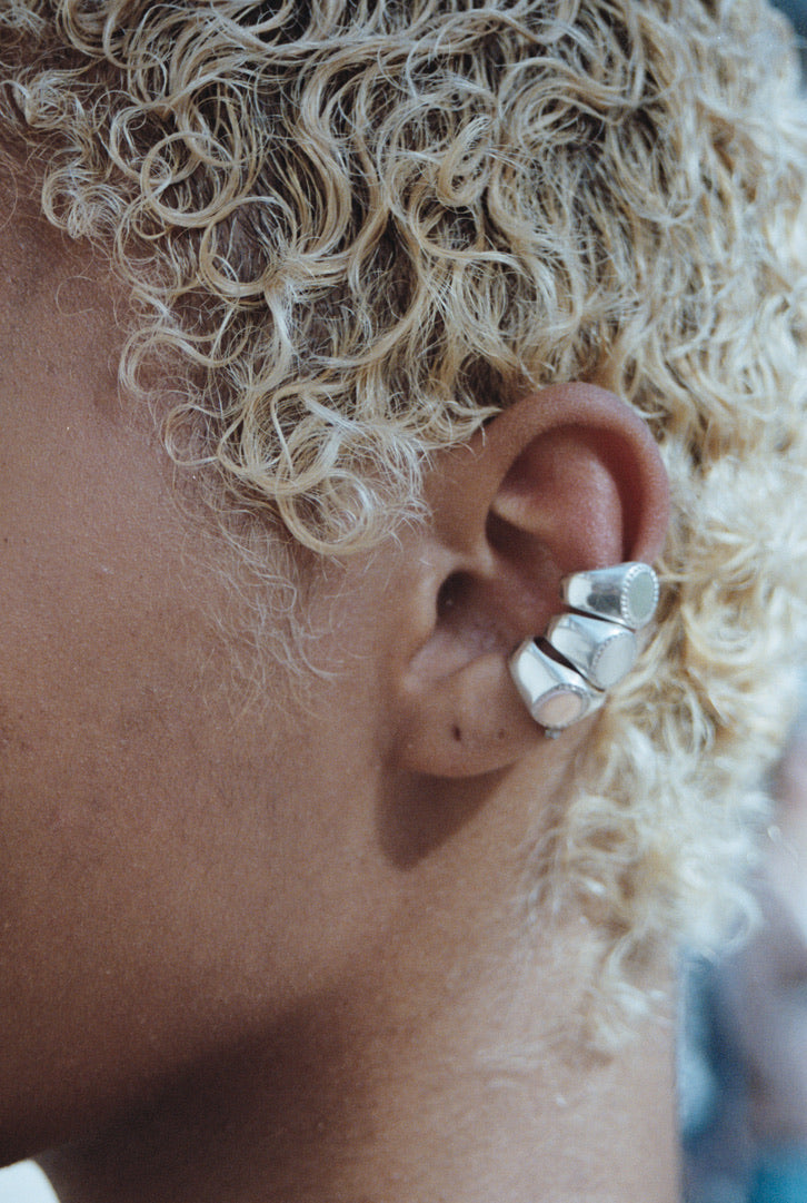 Earcuff - "Chevalière" argent - Permanent