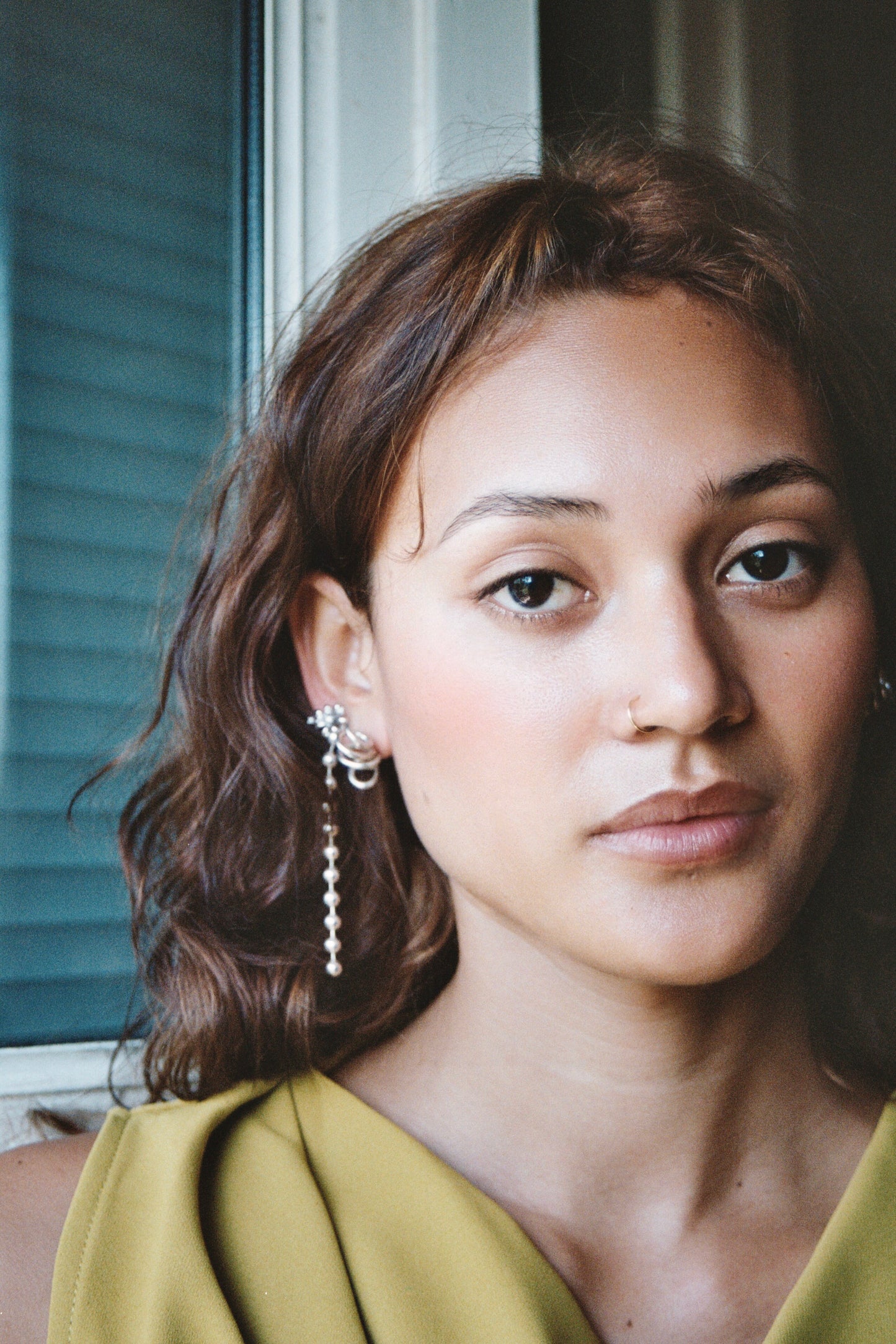 Boucle d'oreille - Amarante