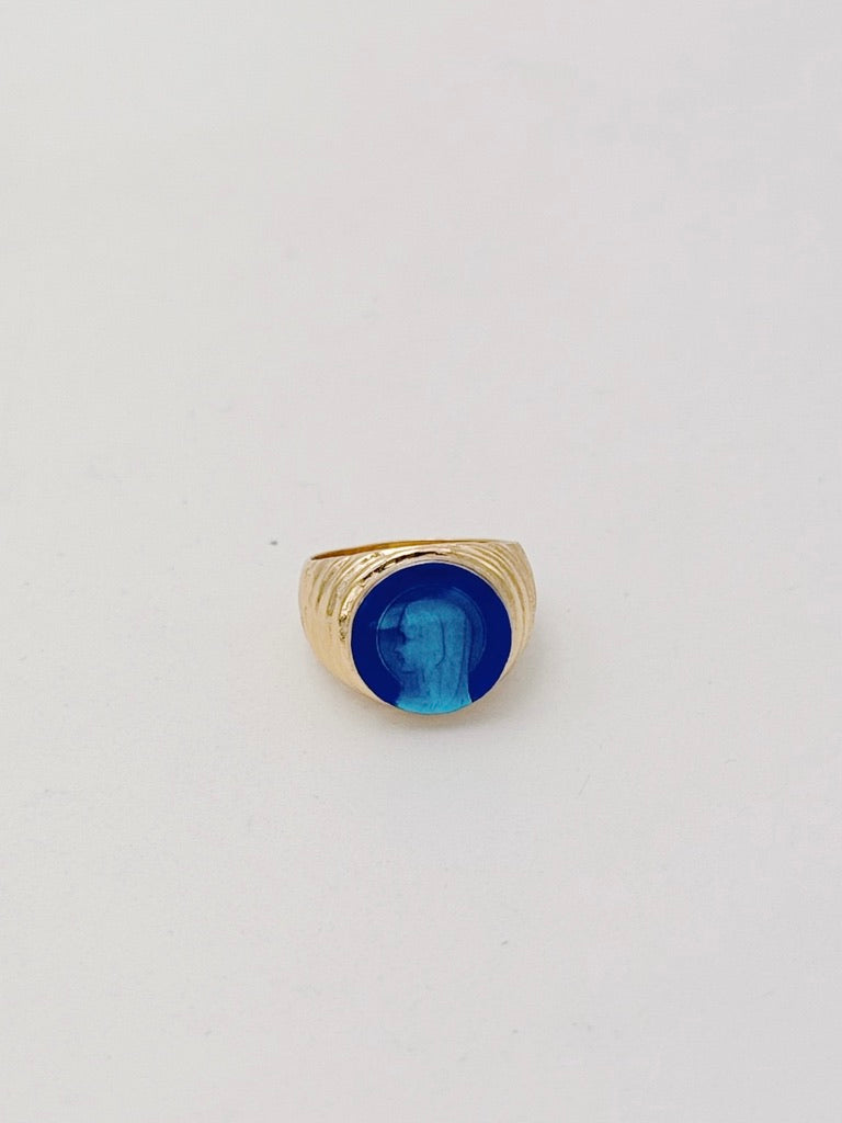 Bague - Blue (gold) - Permanent