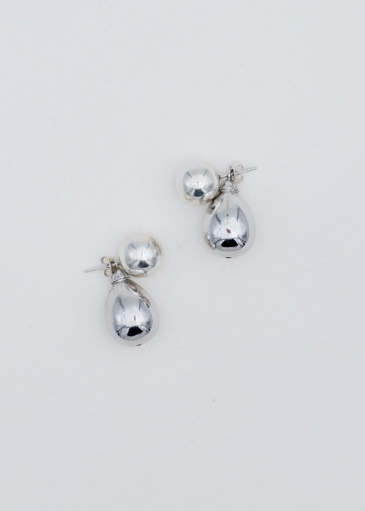 Boucle d'oreille - "Pendule" - argent 925