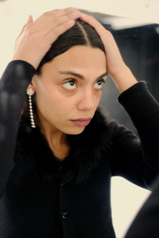 Boucle d'oreille - "Ixora" - pendante