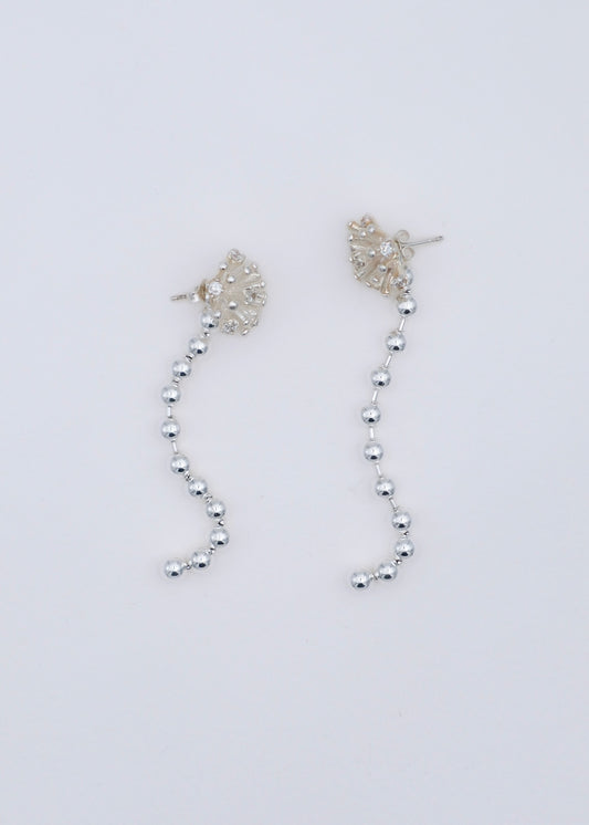 Boucle d'oreille - "Ixora" - pendante