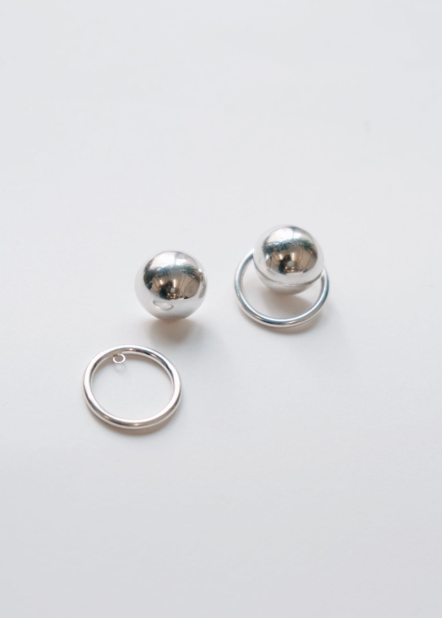 Boucle d'oreilles - "Sphere" - Argent 925