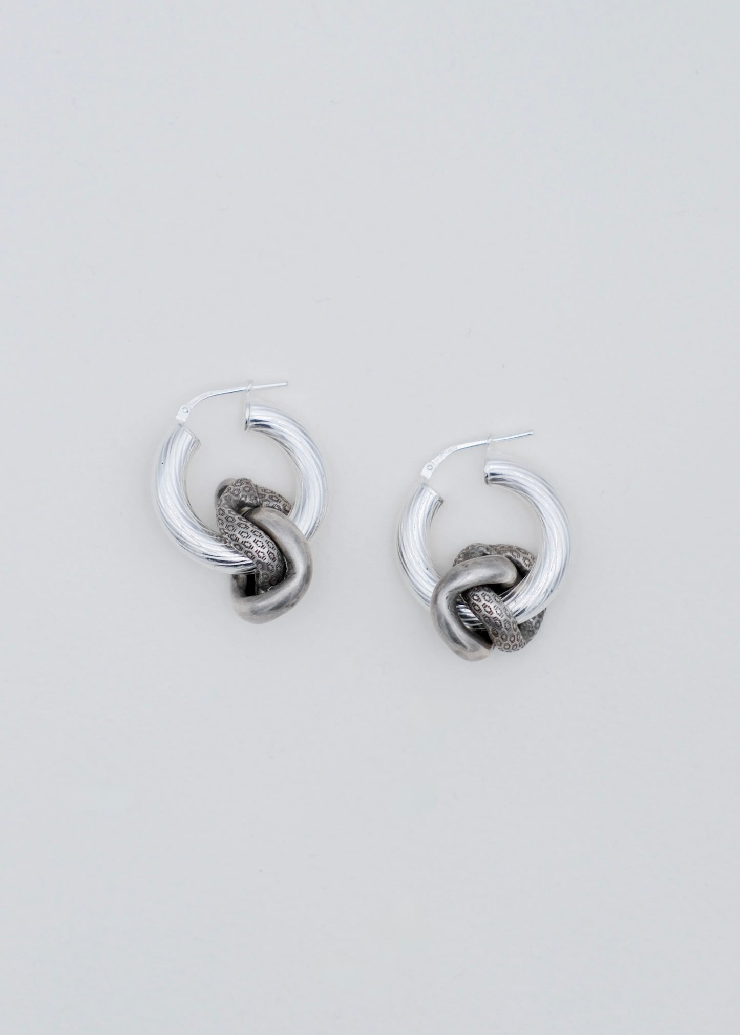 Boucle d'oreilles - "Knots" - Argent 925