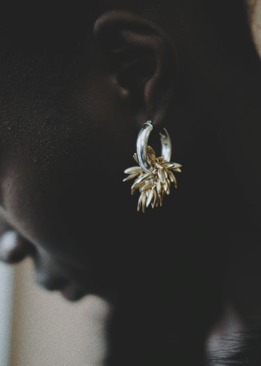 Boucle d'oreille - "Ixora"