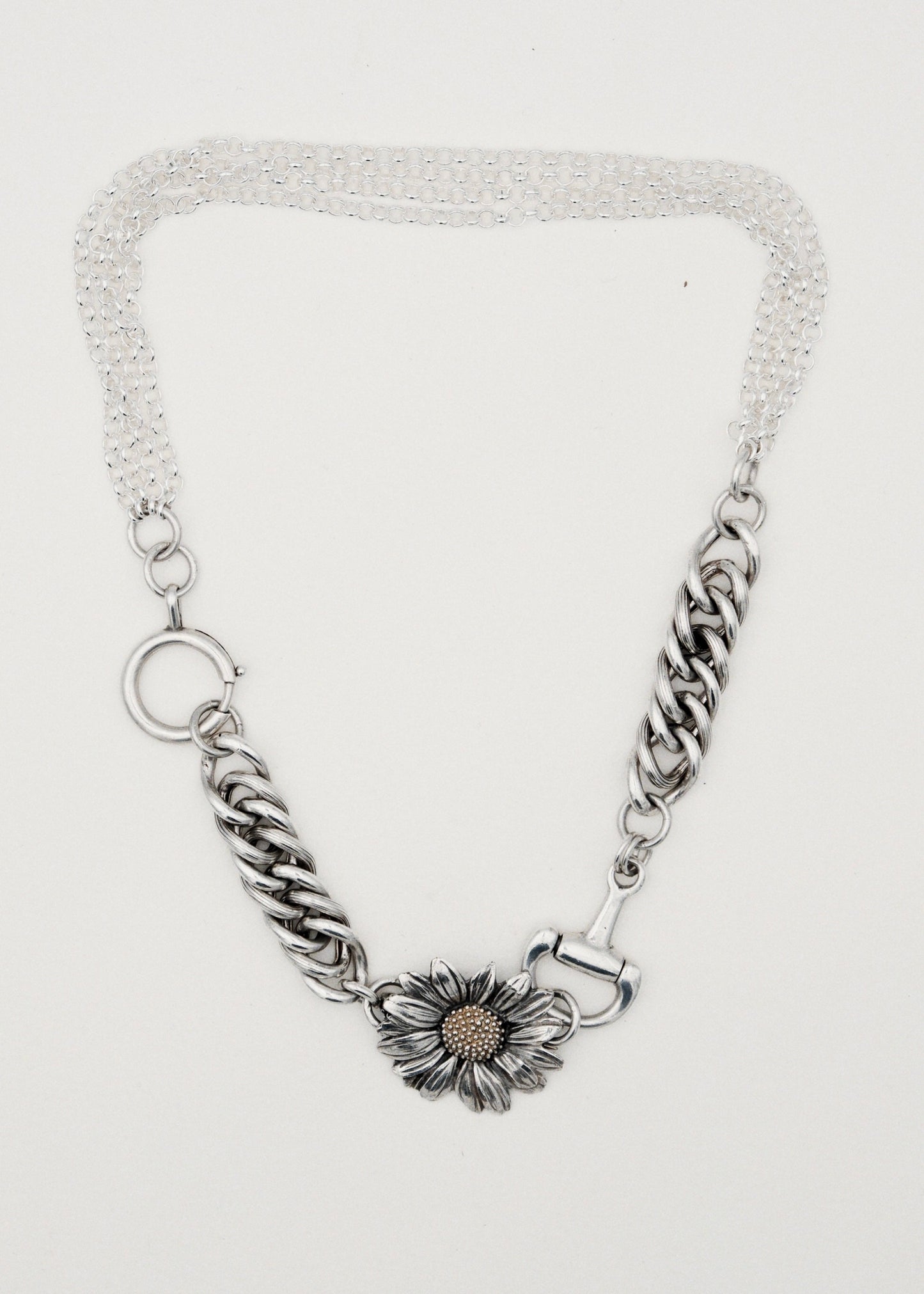 Collier - "Pétale" - Pièce unique en argent