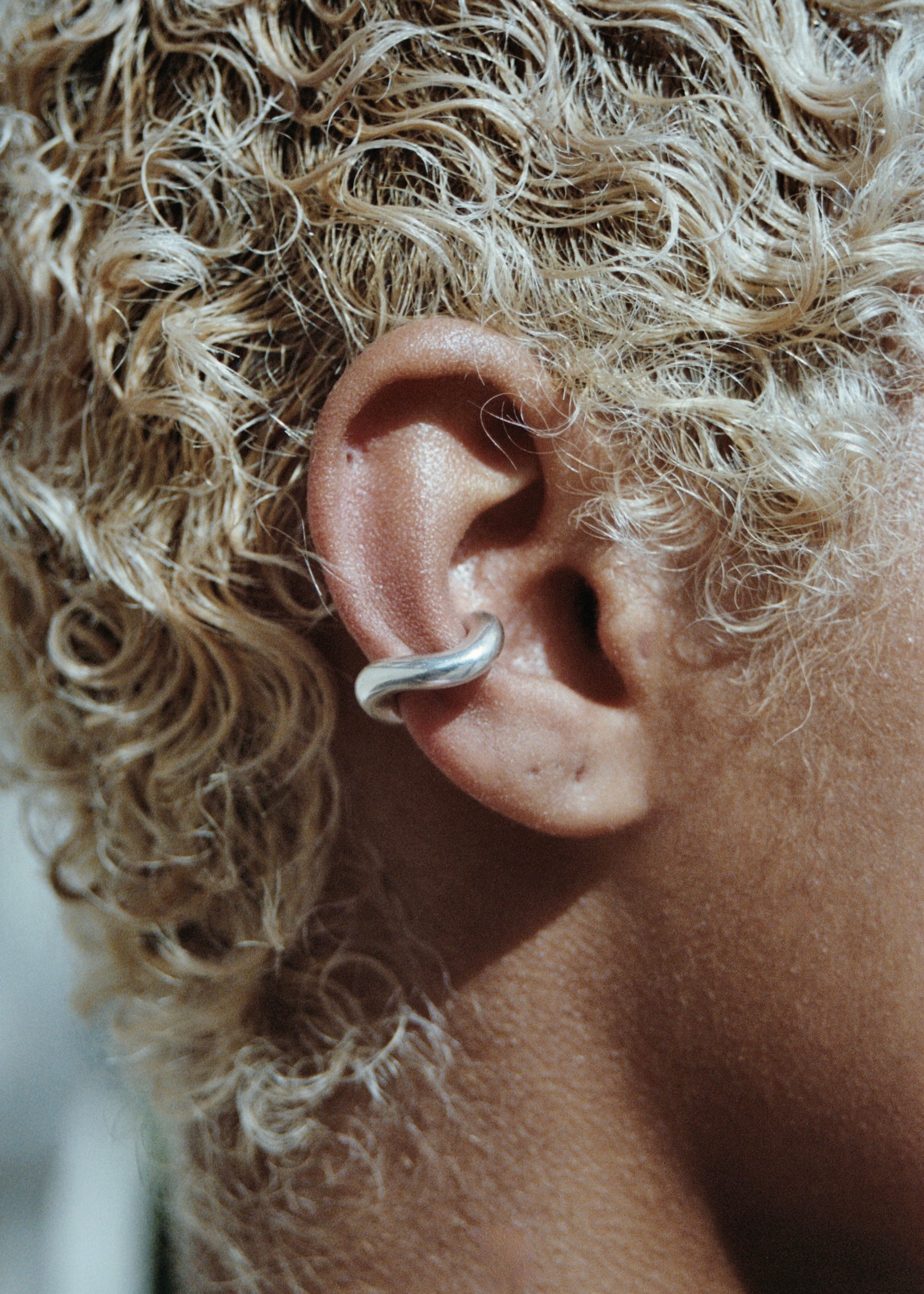 Earcuff - "Le lien" argent - Permanent