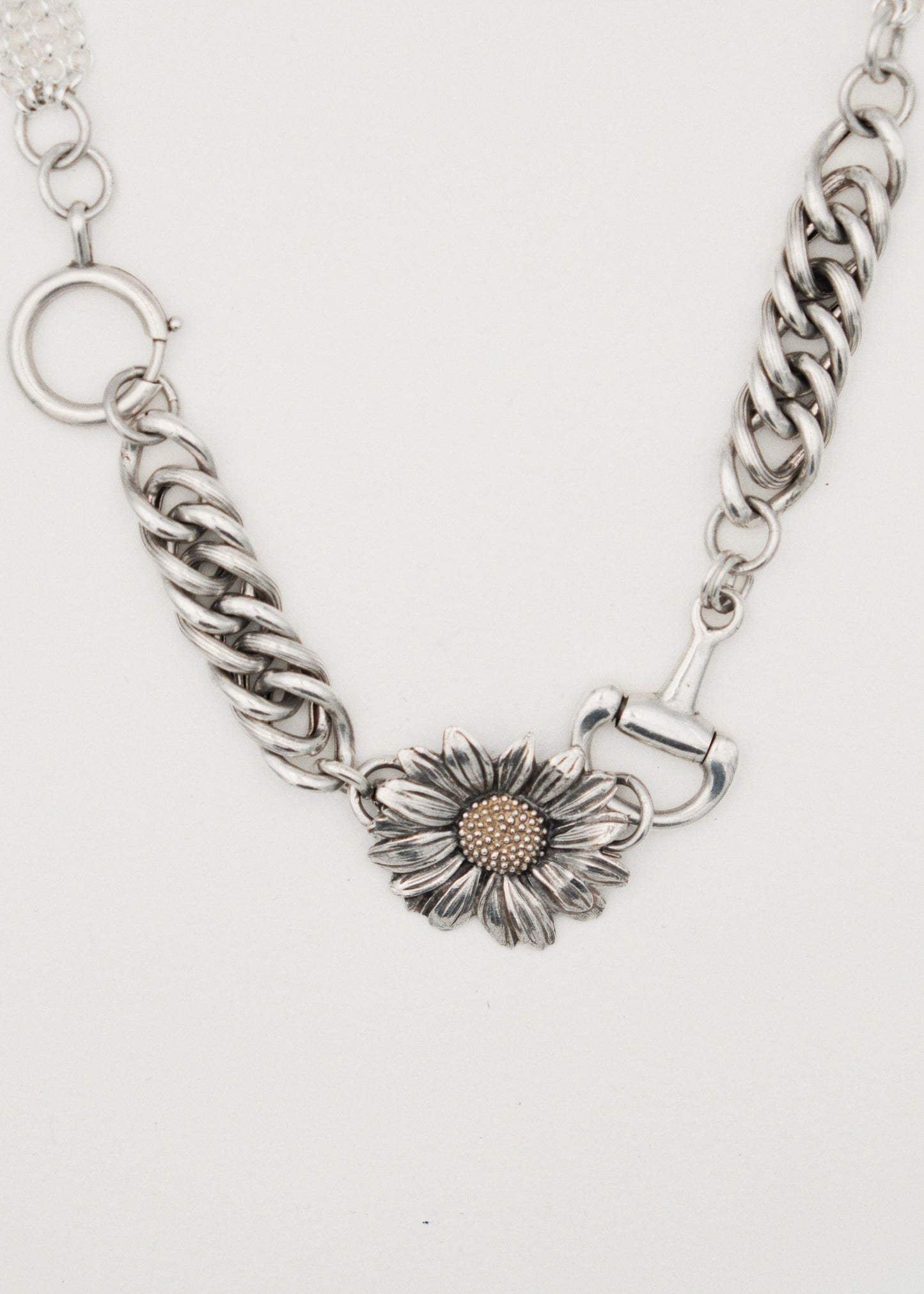 Collier - "Pétale" - Pièce unique en argent