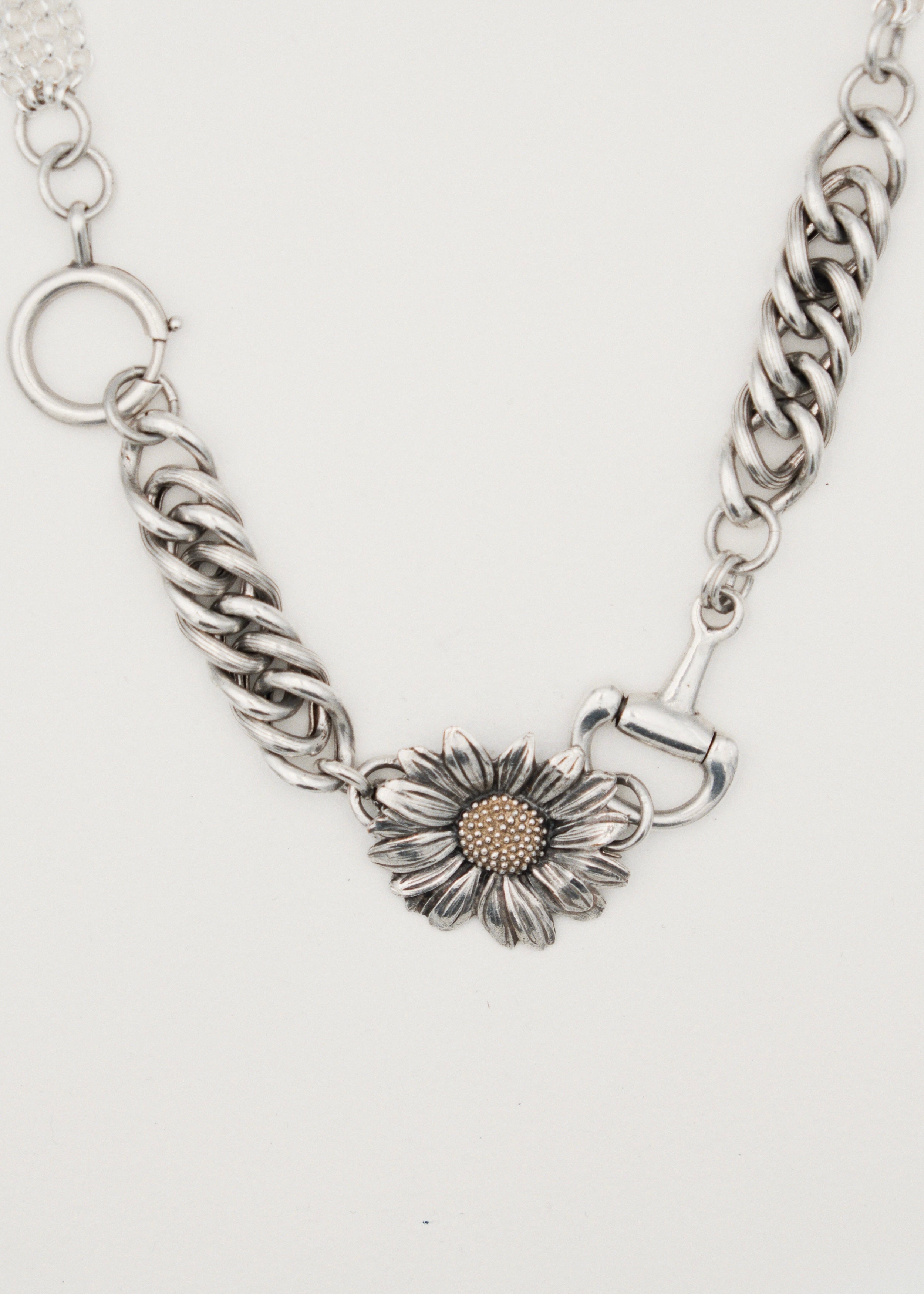 Collier - "Pétale" - Pièce unique en argent