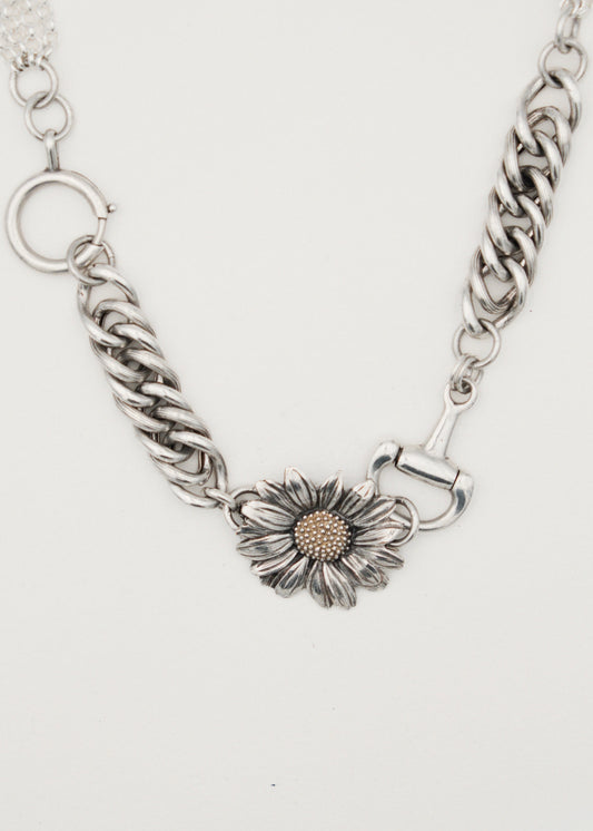 Collier - "Pétale" - Pièce unique en argent