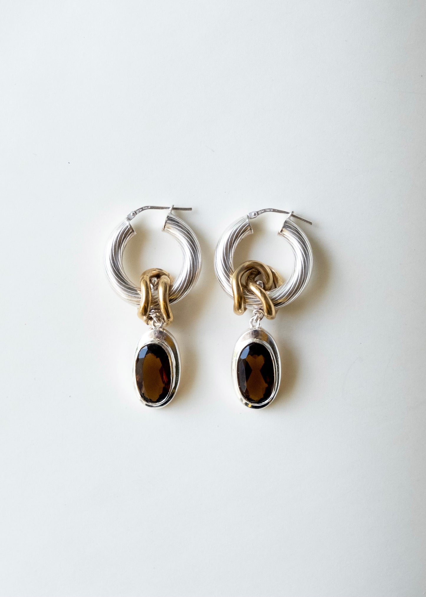 Boucle d'oreilles - "Café Bourbon"