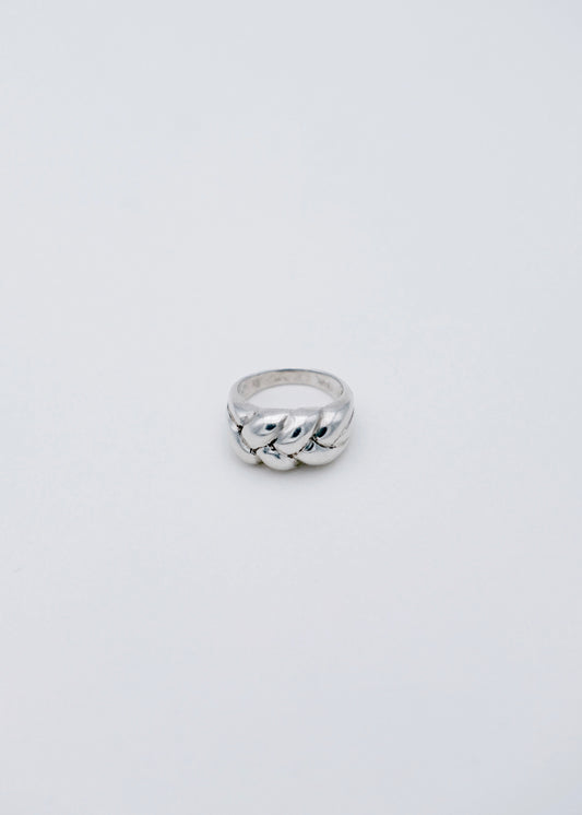 Bague - La tresse en argent