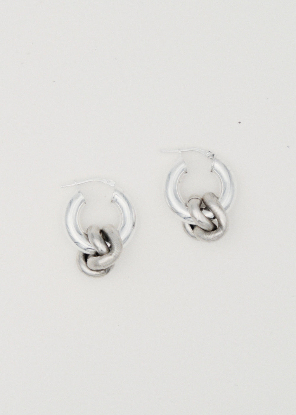 Boucle d'oreilles - "Knots" - petit - Argent 925
