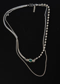 Collier Multirang et malachite - [Pièce unique 10]