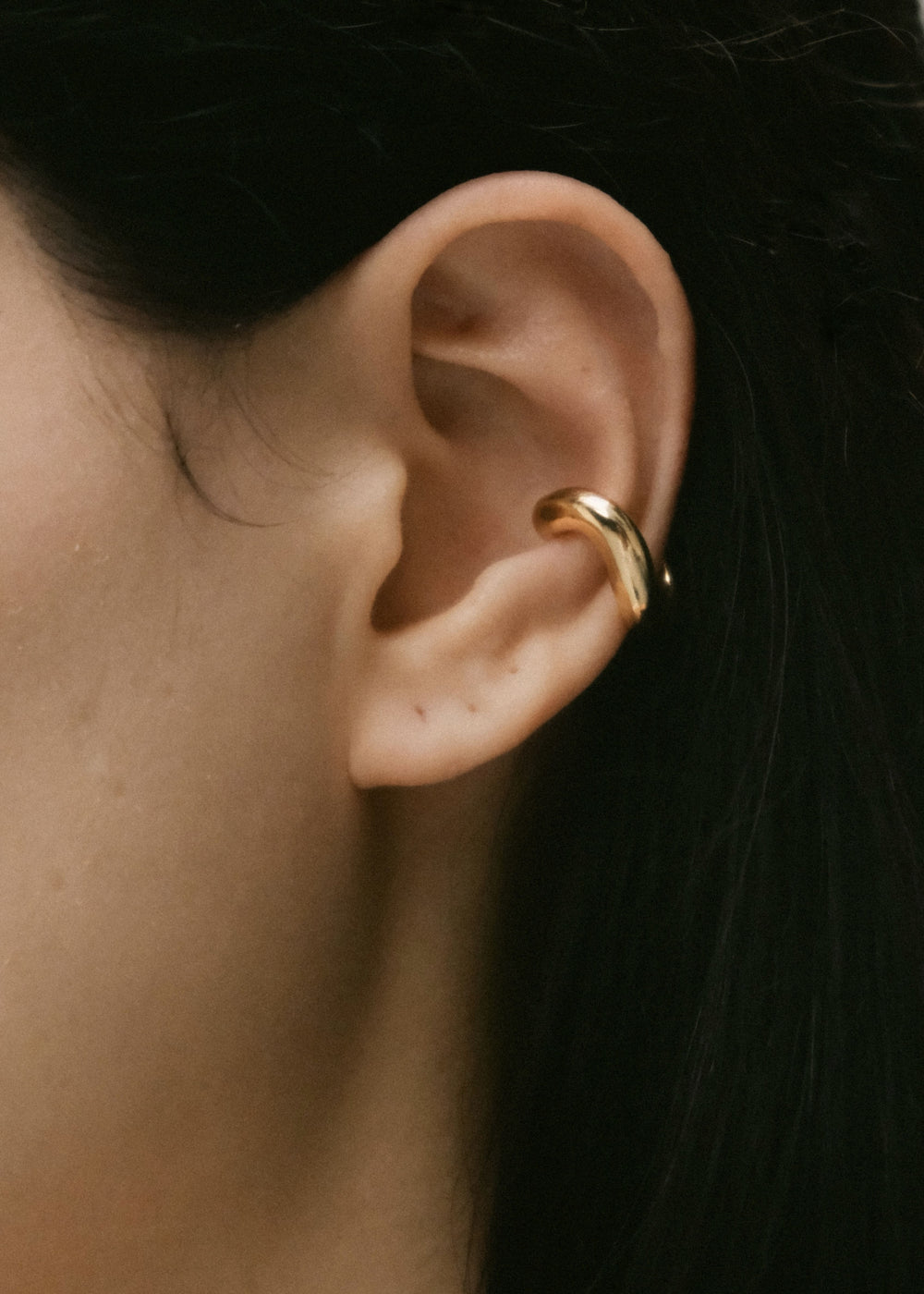 Earcuff - "Le lien" vermeil - Permanent