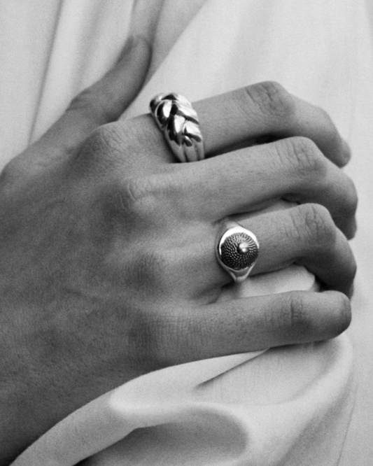 Bague - La tresse - en argent