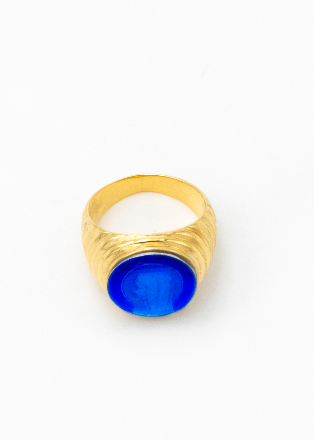 La bague blue chevalière - permanent