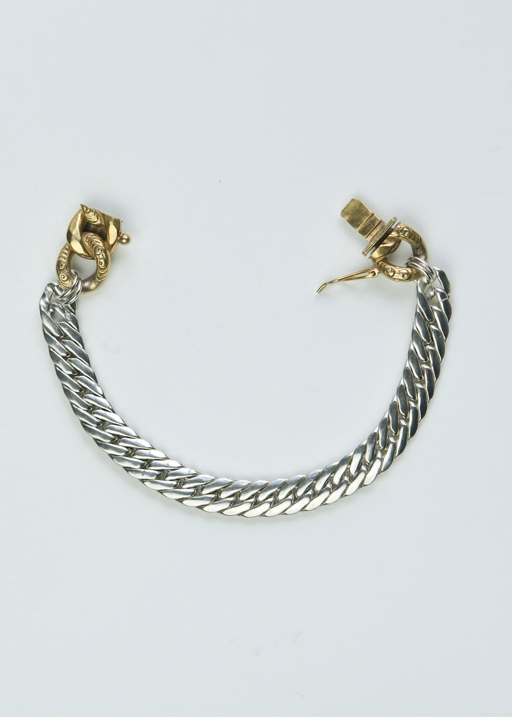 Bracelet - "Cufflink" - silver 