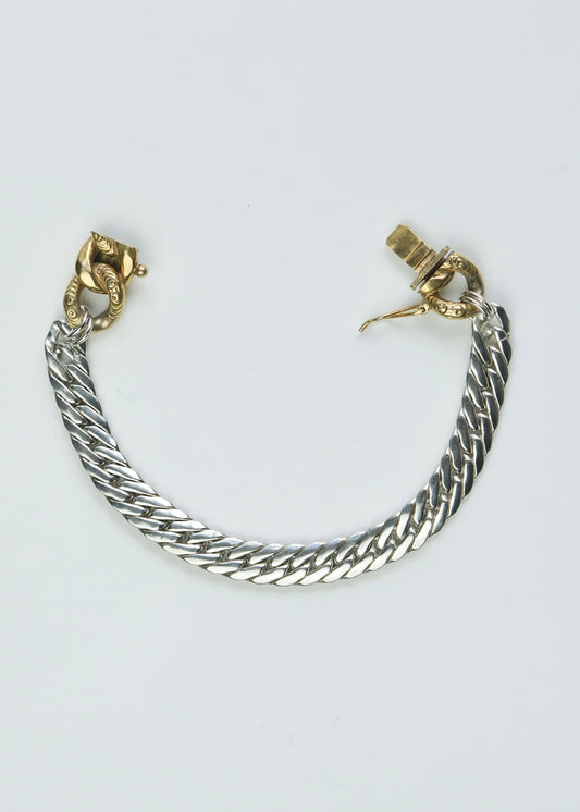 Bracelet - "Cufflink" - silver 