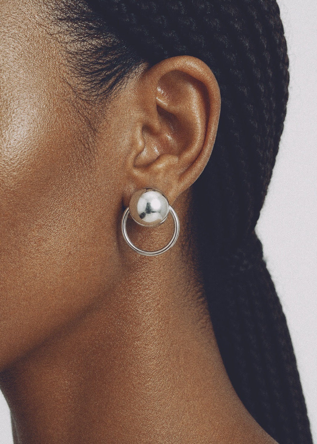 Boucle d'oreilles - "Sphere"  - Argent 925