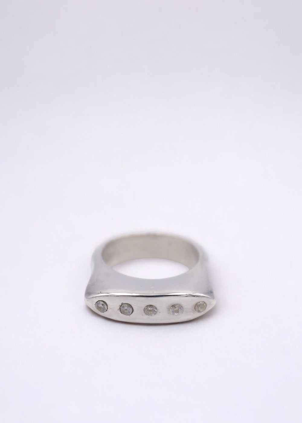 Ring - "Soft signet ring" - 925 silver