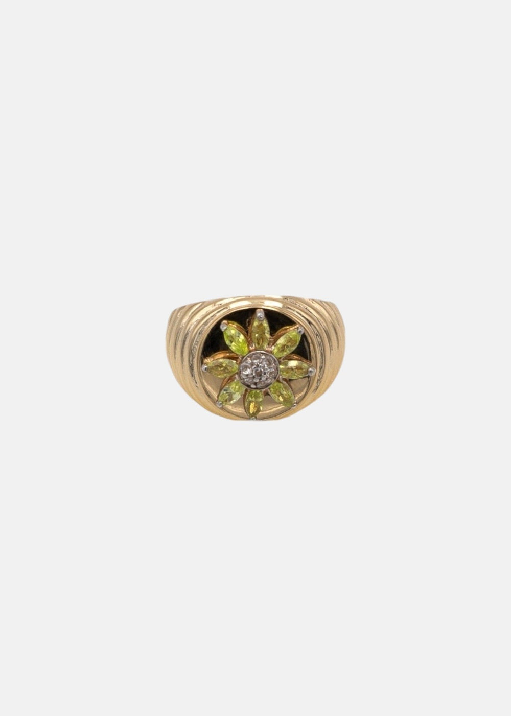 Ring - Green Daisy