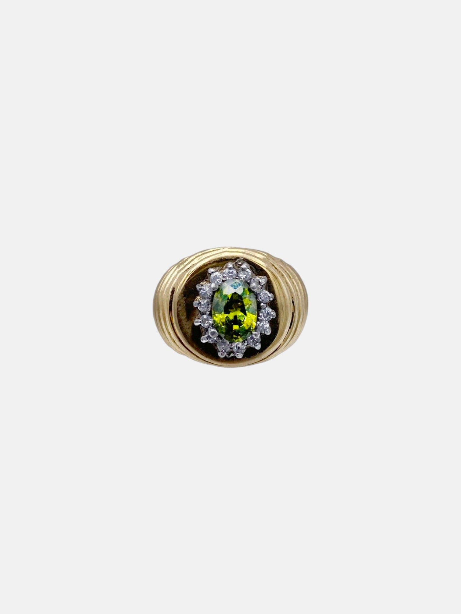 Bague cristaux vert - permanent