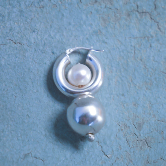 Boucles D'oreilles Anciennes à Clips – Argent 925 – Vintage Rétro Femme