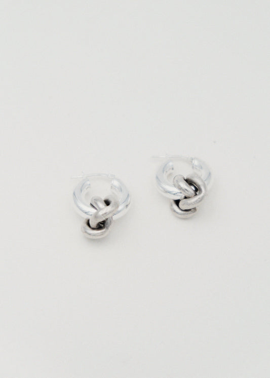 Boucle d'oreilles - "Knots" - petit - Argent 925