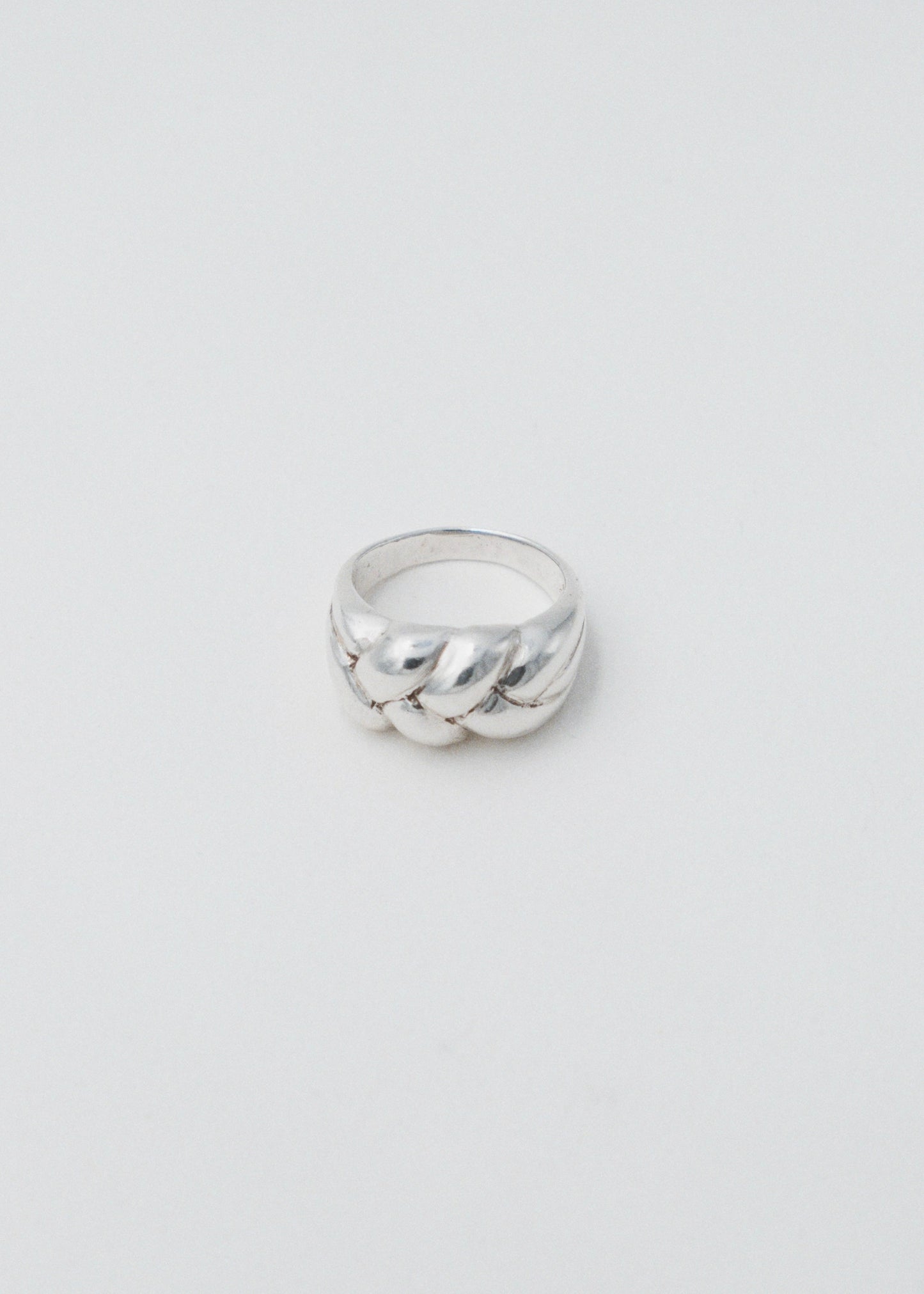 Bague - La tresse - en argent