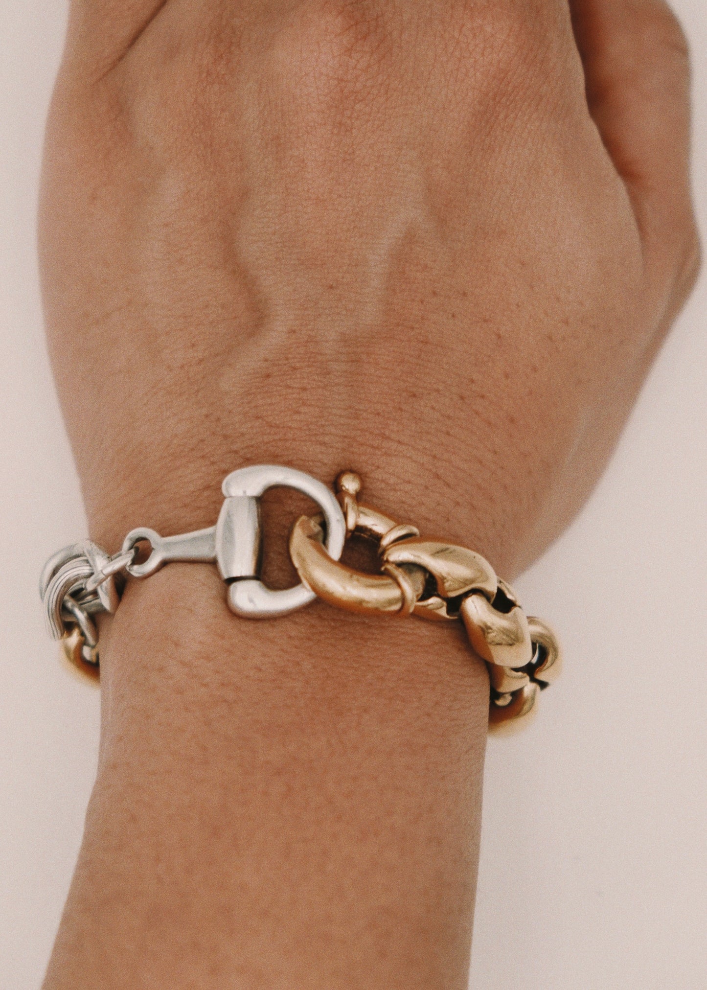 Bracelet - "Café - en argent & or